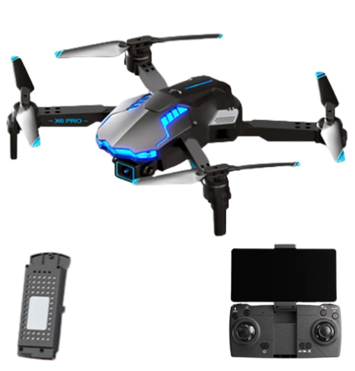 Drone X6PRO Profissional 5Km com Lente Óptica 4K FullHD Wifi / X6